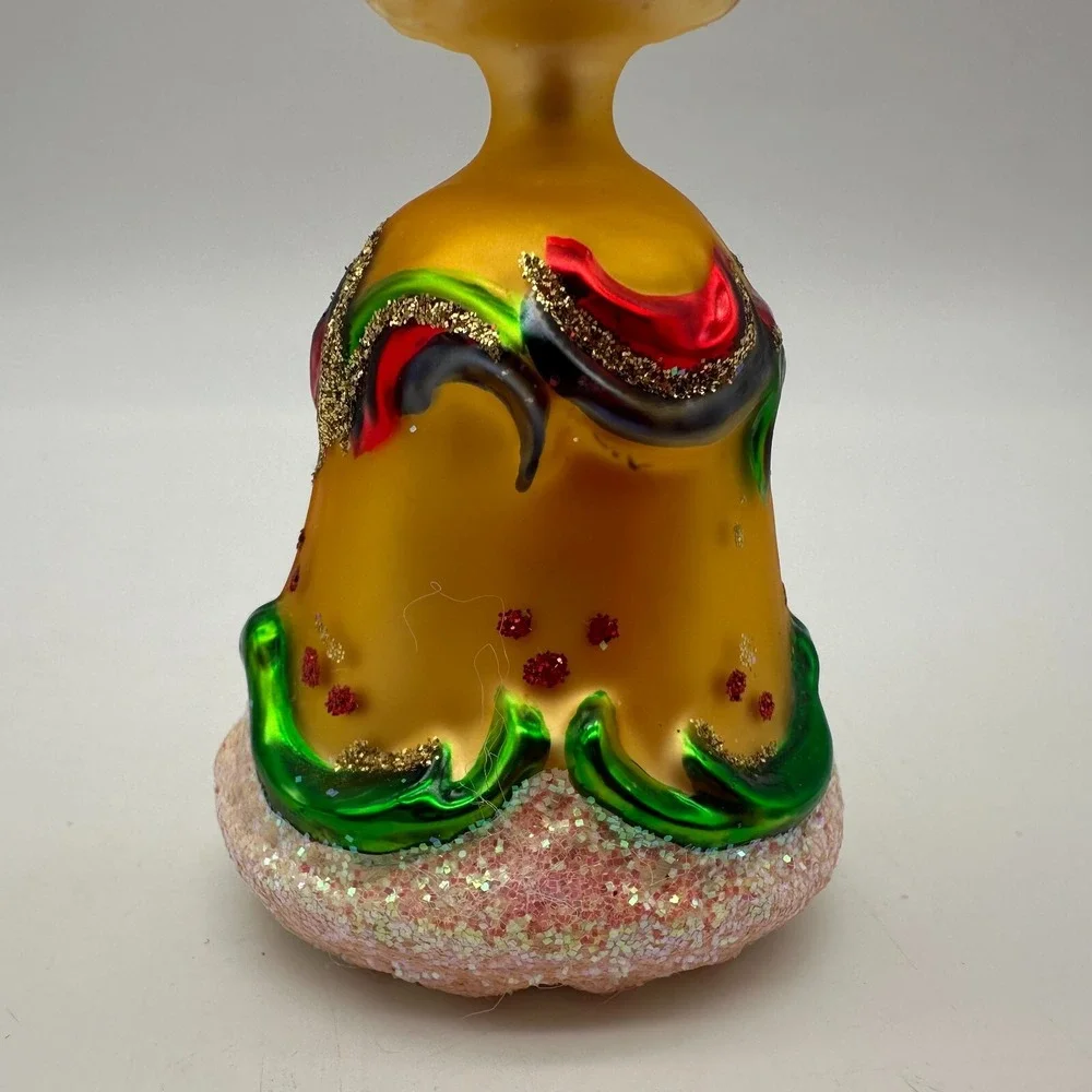 1998 Christopher‎ Radko Ring Ring 5' Ornament Santa Bell 98-081-0